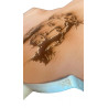 Cruz de madera grabada - Rostro de Jesús
