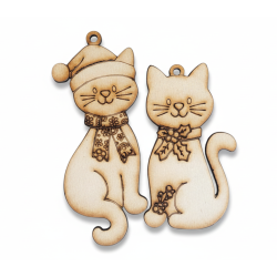 Adornos de Navidad Gatitos Pack 10 | Tiernos y únicos