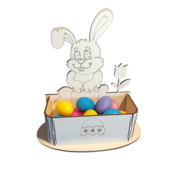 Conejo de Pascua XL 22x15 cms 10 unidades