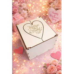Caja Tapa Corazón Durolac 12x12 Pack 10 unidades