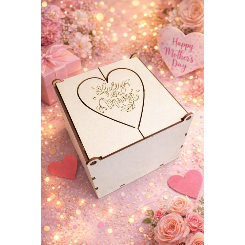 Caja Tapa Corazón Durolac 12x12 Pack 10 unidades