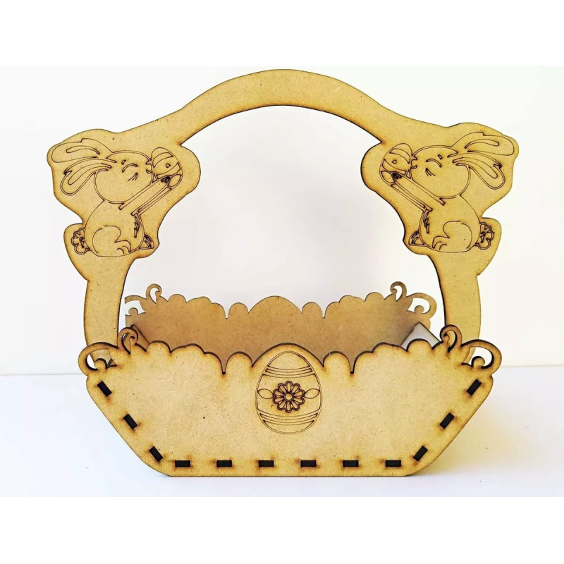 Bandeja de Pascua con Asa – Huevitos para Niños y Niñas