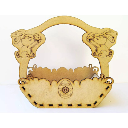 Bandeja de Pascua con Asa – Huevitos para Niños y Niñas